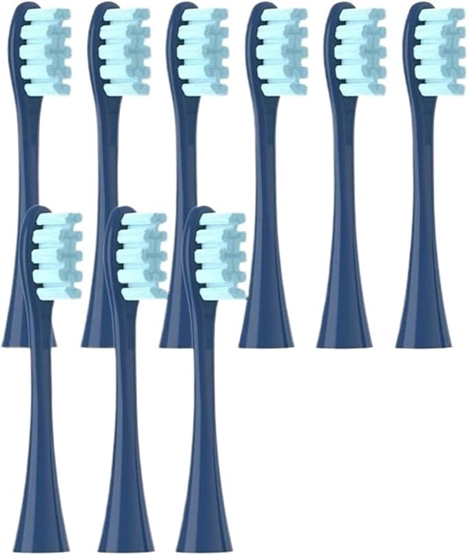 Replacemen Brush Heads Compatible for Flow/X Pro/F1/Z1/One/Air2 Electric Toothbrush(9 Blue)