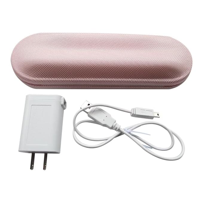 Pink-White HX9210 HX9200 Travel Charger Case w/AC Charer+US Cable For P-hilips Sonicare DiamondClean HX9340 HX9350 HX9382/HX9342/HX939L Toothbrushes by YTXXDEUS