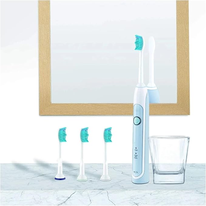 24-48pcs Toothbrush Replacement Heads Compatible for with Brush Click-on Handles(24pcs)