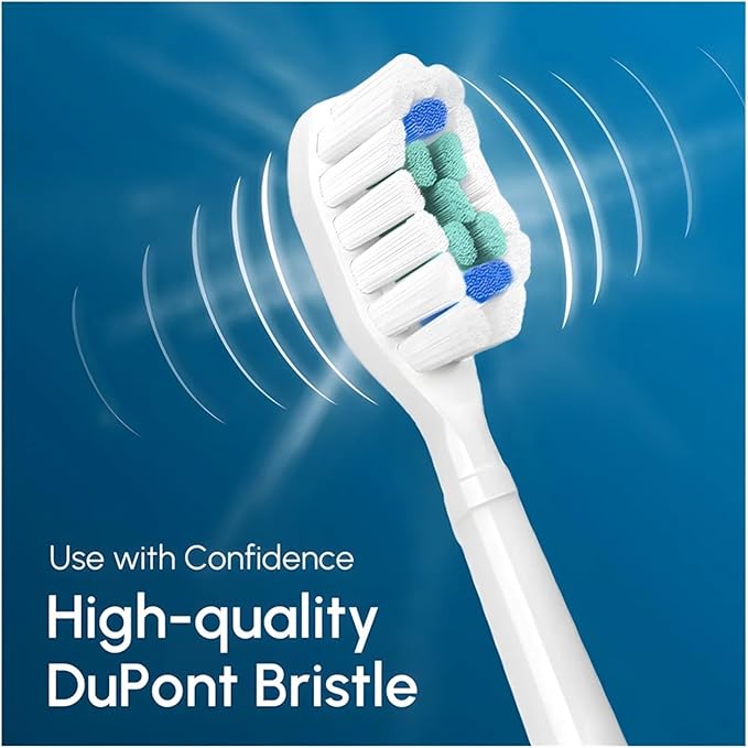 Replacement Toothbrush Heads Compatible with Philips Sonicare Electric Brush Head 1100 2100 4100(White-20 Pcs)