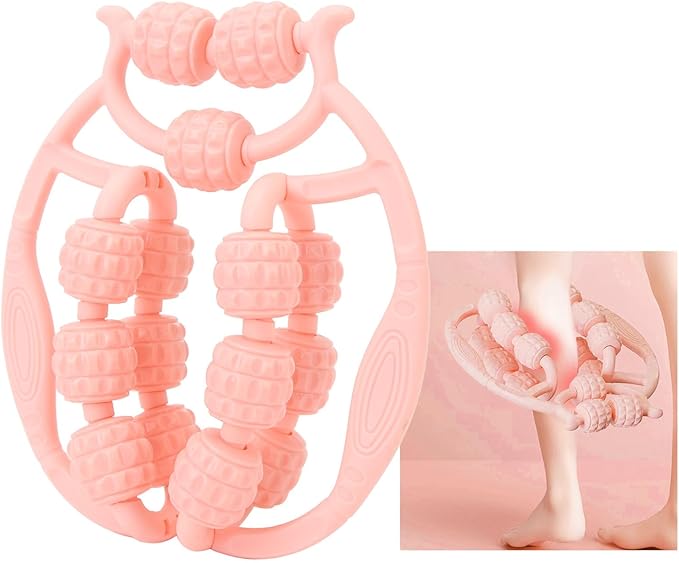 Leg Clamps Circle Roller Portable 15 Wheel Massage Roller for Arm