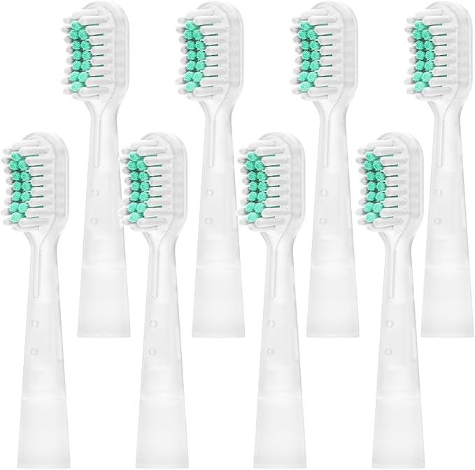 Sweeping &amp Oscillating Sonic Brush HeadsCompatible For Oral B Electric Toothbrush Multi-Angle Cleaning Replacement Head(8 Pcs)