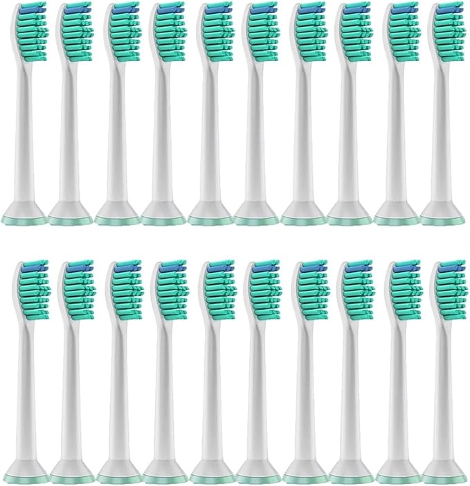 20pcs Replacement Toothbrush HeadsCompatible for Electric Brush Head 1100 2100 4100 4300 5100 5300 6100 6500 etc