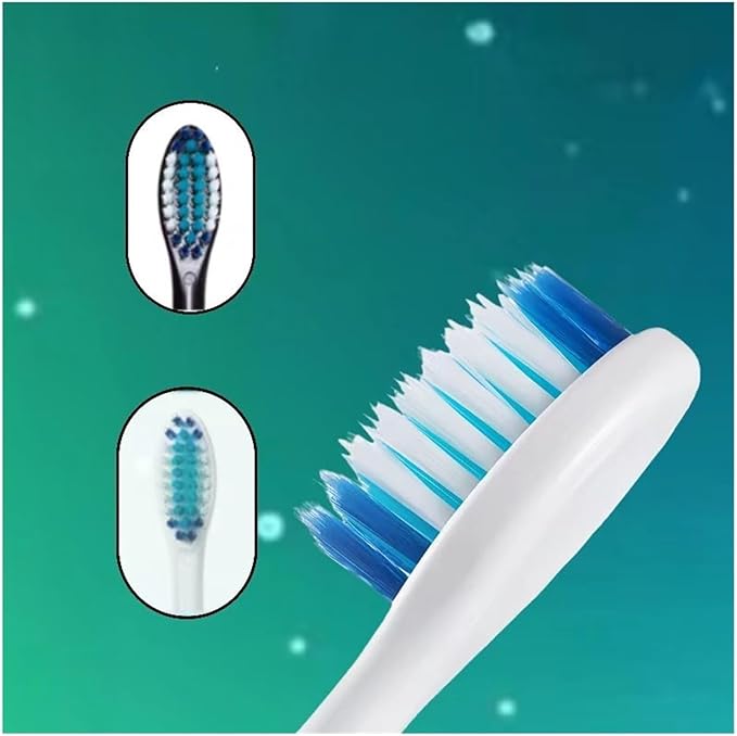 Soft Replacement Electric Toothbrush Heads Compatible with WEW09170 Compatible with Panasonic EW-DE92/EW-DL84/EW-DL83 Electric Toothbrush Accessory Toothbrush Head(2PCS White)