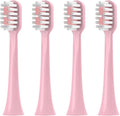Compatible for Replacement Toothbrush Heads for Sarmocare S100 S200 S600 S700 S800 S900 S710 S820 S910 Electric for Hyundai X100(4pcs Pink)