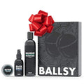 Ballsy Sack Pack Men's Fresh Kit Includes Body Wash Deodorizing Spray and Cologne Rub Men's Body Care Ball Wash for Men Gift Pack Ocean &amp Air