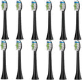 4pcs Replacement Brush HeadCompatible for PH Sonic Care Diamondclean Electric Toothbrush(12 Black)