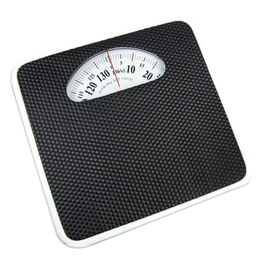 Household Personal Scales Analog Dial Bathroom Scales Easy to Read and Stable Platform Square