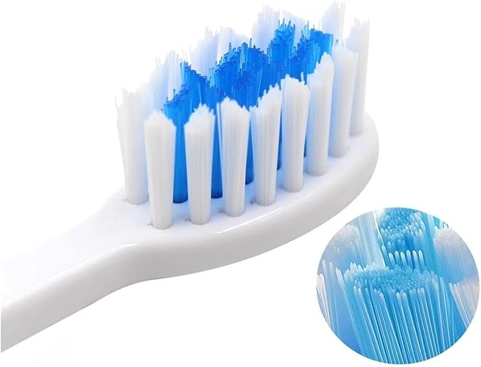 4 Pcs/Pack Replacement Brush HeadsCompatible for Seago SG-906/915SG-612/623/628/621/677C5/C6/C8/C9EK6/EK7/EK2 Electric Toothbrush Head(4 Pcs Transparent)