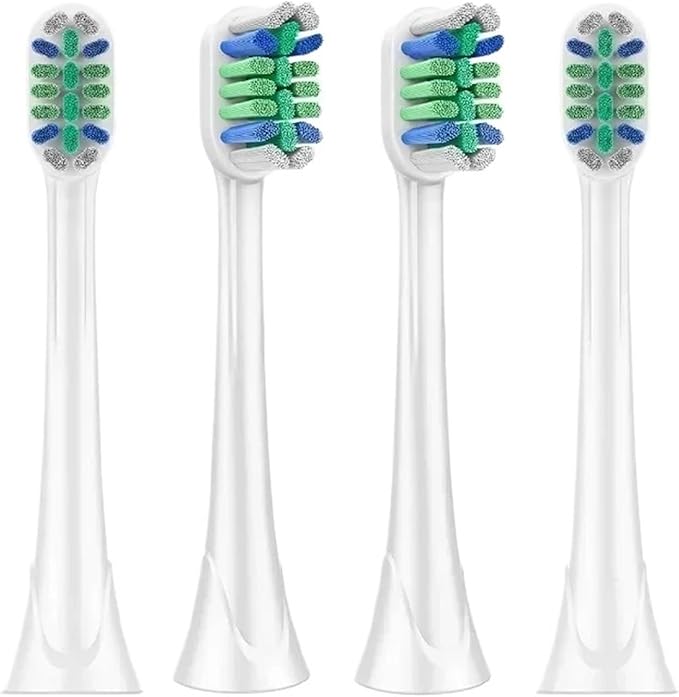 4 PCS Electric Toothbrush Replacement Head Tooth Brush HeadsCompatible for HX3/6/9 Series(BL551)