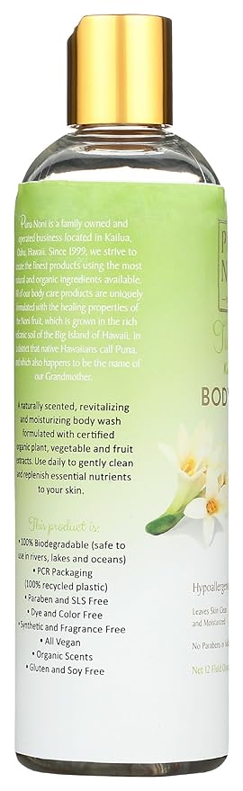 Puna Noni Tuberose Body Wash 12 Fz