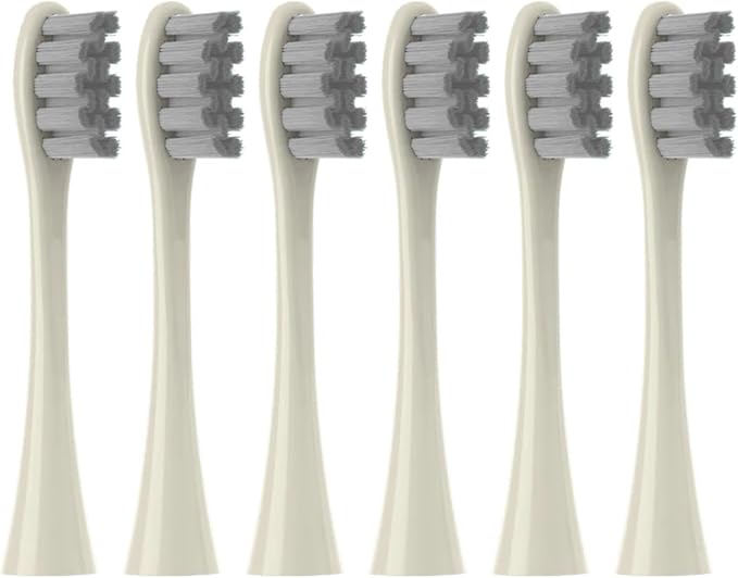 Replacement Brush HeadsaCompatible for Oclean Flow/X PRO Elite/X /F1/Z1/One/ Air2 Sonic Electric Toothbrush Nozzles(6 MHOC)