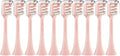 Replacement Brush Heads Compatible for X3 X5 V1 X3U 5-10pcs Bristle Electric Toothbrush Sealed Packed(10 Pink)