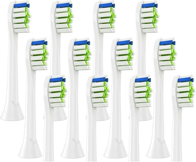 24 Pcs Toothbrush Heads Compatible for Brush Fit for 3 6 9 Series Gum Health(Model Three)