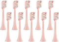 Replacement Toothbrush Heads for Compatible for All Series X3U/X3pro/X3S/D5/D2 Sonic Electric Soft Bristle Nozzle(10pink)