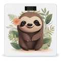 Cute Cartoon Sloth Bathroom Scale Weight Scale for Body WeightHighly Accurate Digital Weighing Machine Clear LED Display Digital Bathroom Body Scale 400lb/182kg