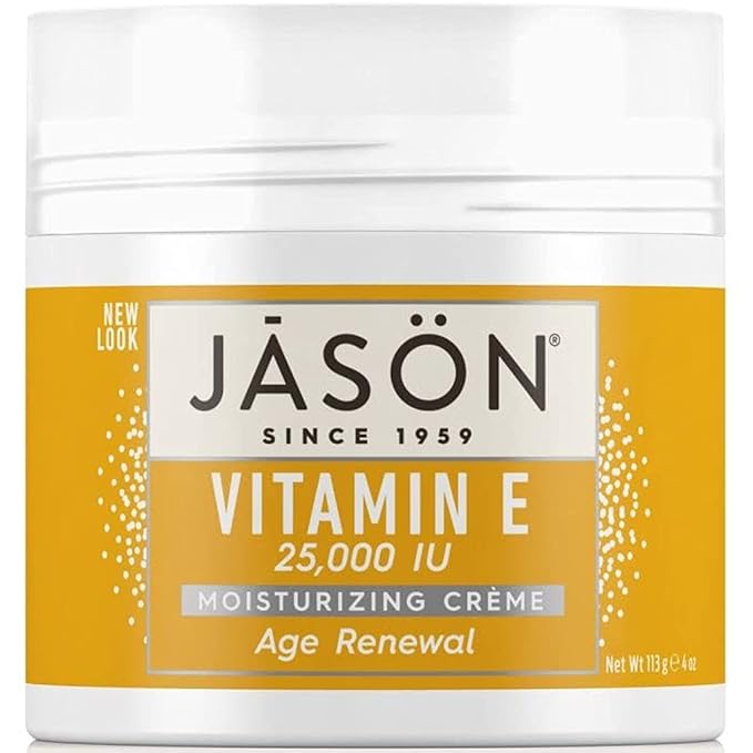JASON Natural Body Wash &amp Shower Gel Calming Lavender 30 Oz &amp Moisturizing Creme Vitamin E 25000 Age Renewal 4 Oz (Packaging may vary)