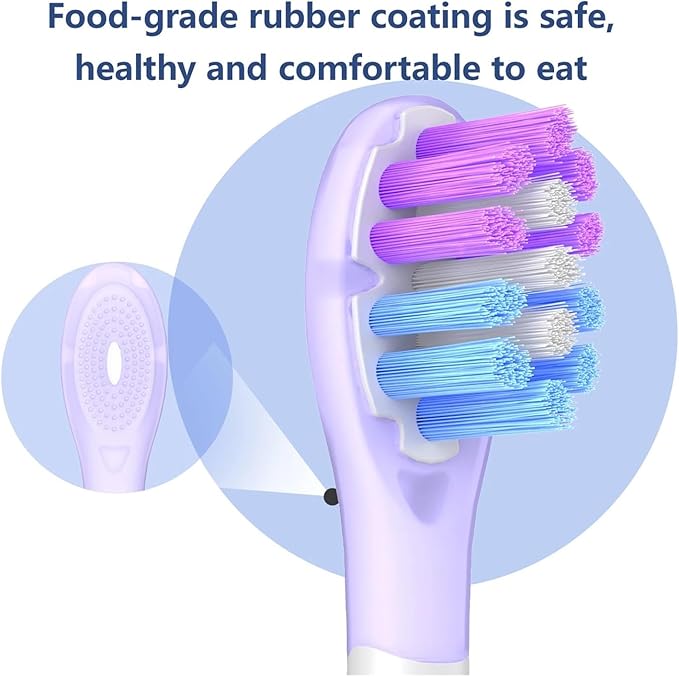 Compatible for HX9054/HX6730/HX3792/HX9911 Toothbrush Replacement Brush Heads(16 Count Pack of 4)
