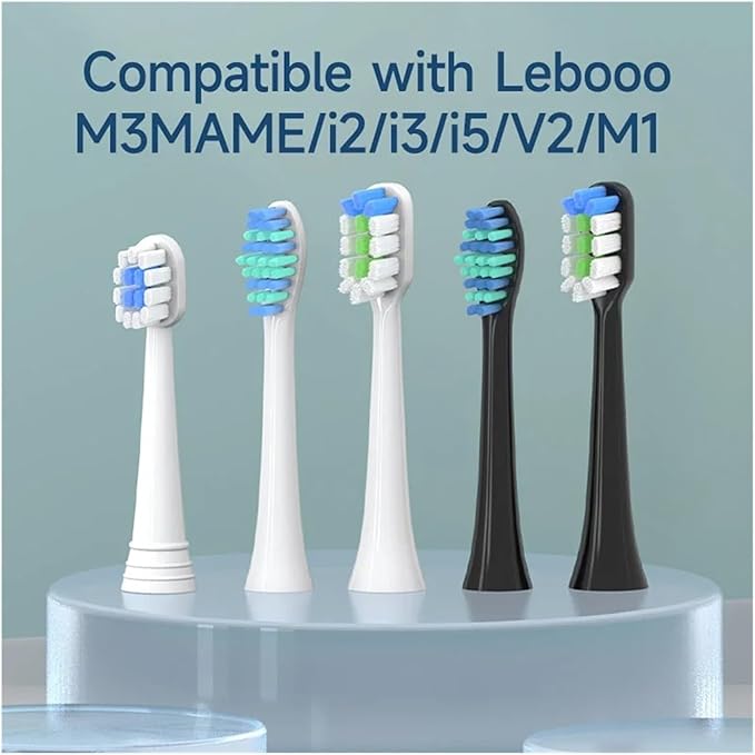 AdaptingCompatible for LEBOND to Replace Electric Toothbrush Head Lebooo/M3MAME/i2/i3/i5/V2/M1(Gold)