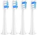 Compatible for Fairywill P11 T9 P80 Electric Toothbrush Heads(4WHITE)