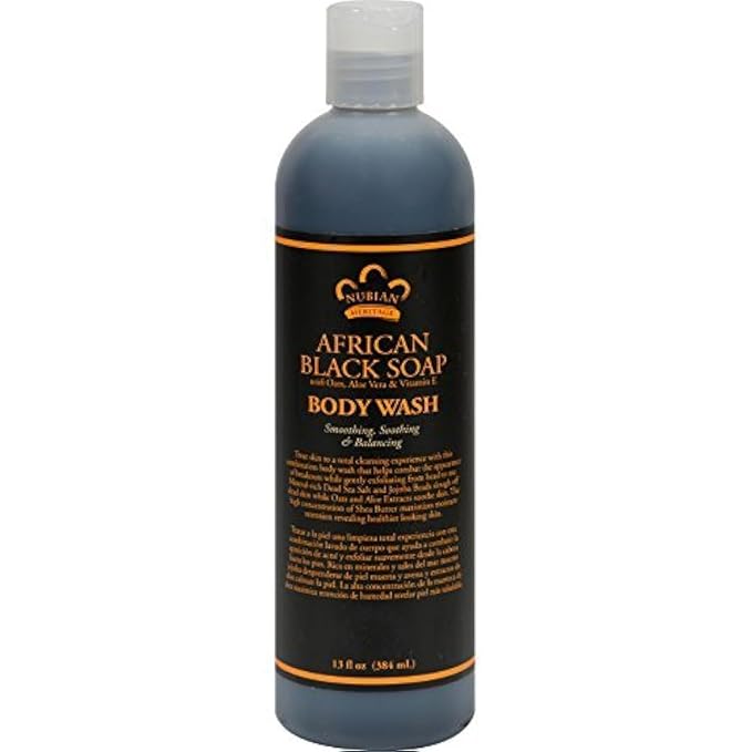 Nubian Heritage Body Wash African Black 13 fl. oz.(pack of 4)