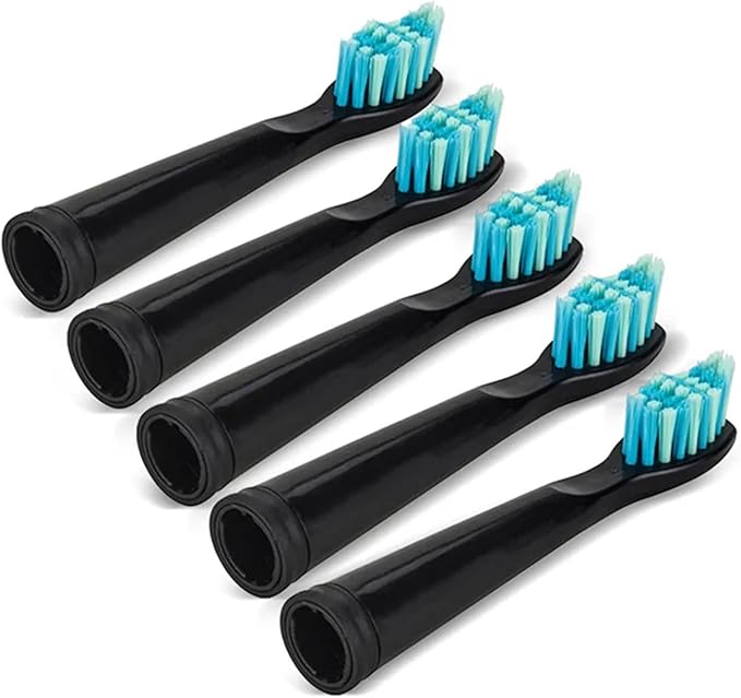 5Pcs Replaceable Brush Heads with Travel Storage Case Fit SG-507B 908 909 917 610 659 719 910 Daily Deep Cleaning(White Box only)