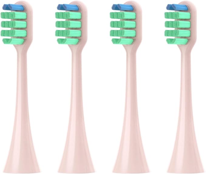 Replacement Toothbrush HeadsCompatible for Panasonic Doltz EW-DC01/DC12/PDL54/PDP51/EW1031/DE92/WEW0980/DL40/DL75/DL82 Electric(4pcs Pink)