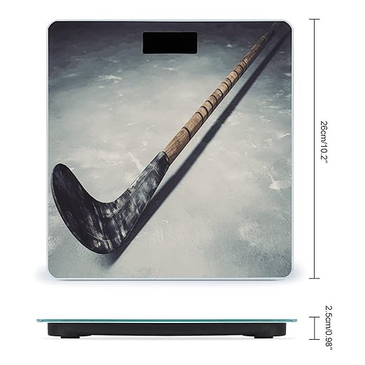 Hockey Stick Smart Scale for Body Weight Accurate Bathroom Scale with LED Display Digital Weight Scales Weighing Machine High Precision Scales for Bath Home