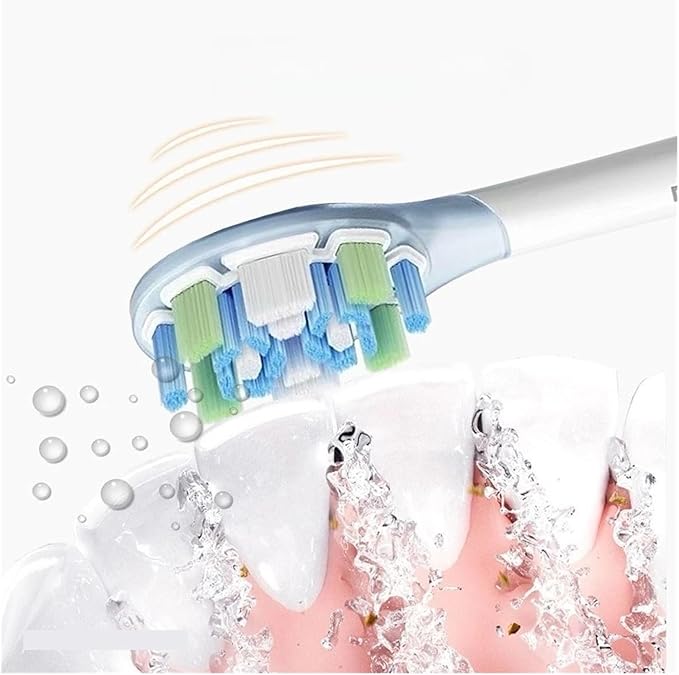 3/6PCS Electric Toothbrush Brush Head Compatible for Xiaomi Mijia Oscillation Heads Sonic Vibration Accessories Set(Caring Version)