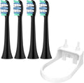 Replacement Brush Heads and Electric Toothbrushes Head Holder Compatible with Philips Sonicare Electric Toothbrush(Black-1 Set)