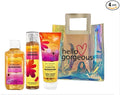 Bath &amp Body Works - 3 Piece Bundle - Spray - Body Cream - Shower Gel - Full Size and Bag HELLO GORGEOUS (Forever Sunshine)