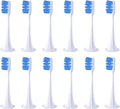 Compatible for 12pcs T300/500 Replacement Brush Heads Toothbrush Soft Bristle Suitable Nozzles(12pcs Blue)