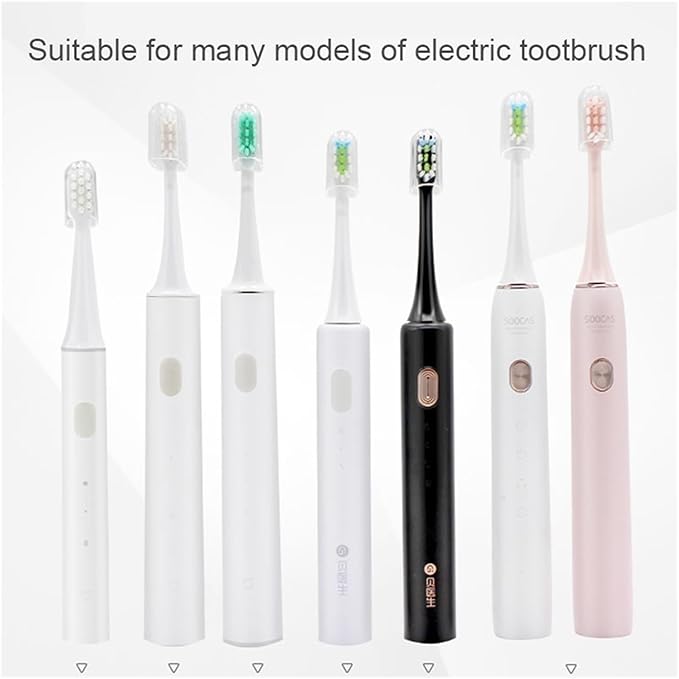 16Pcs Replacement Brush Heads Compatible for SOOCAS X3 X1 X5 Electric Toothbrush Bristle Sealed Packed(Black16)