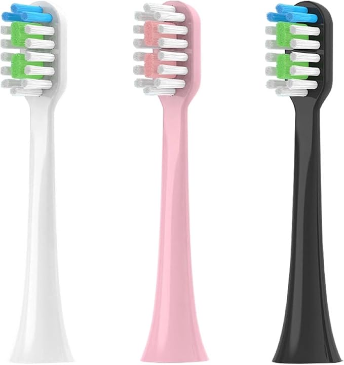 Replacement Toothbrush HeadsCompatible for Sarmocare S100 S200 S600 S700 S800 S900 S710 S820 S910 Electric(8pcs Pink)