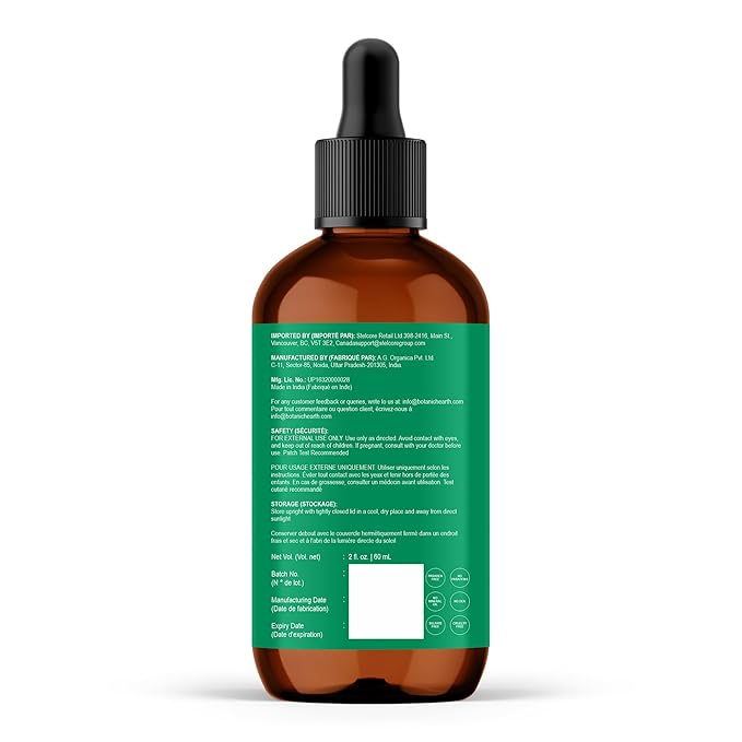 Botanic Hearth Rosemary Mint Hair Oil 2 fl oz + Tea Tree Body Wash 16 fl oz – Hair &amp Body Care Combo with Pure Tea Tree Oil – Refreshing Cleanse – Sulfate &amp Paraben Free – For Men &amp Women
