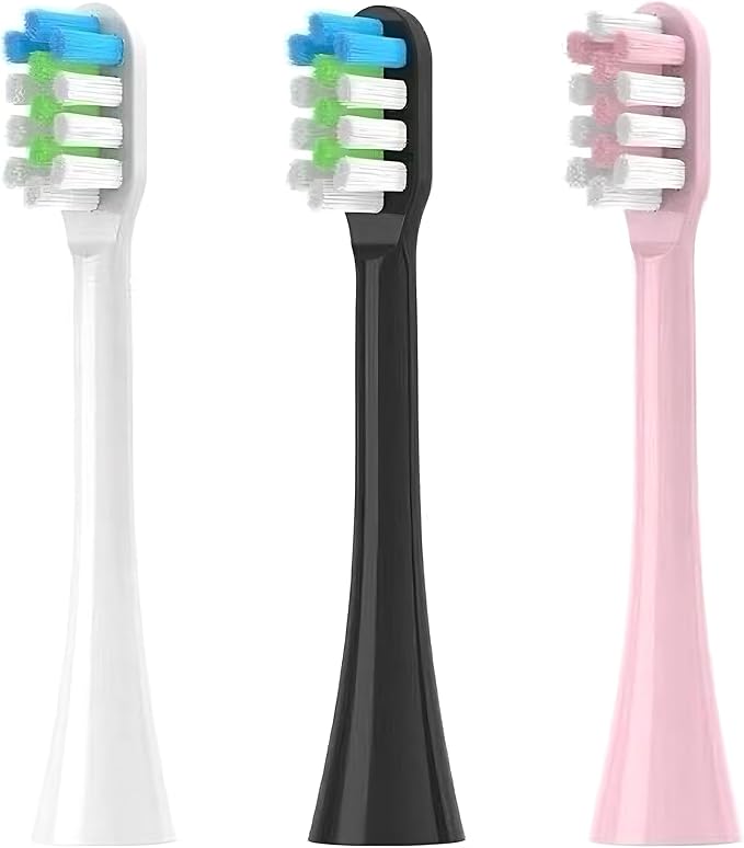 Replacement Toothbrush Heads Compatible for Nandme Nx8000 Sonic Electric Soft Bristle Tooth Brush Head4/8/16PCS(16pcs White)