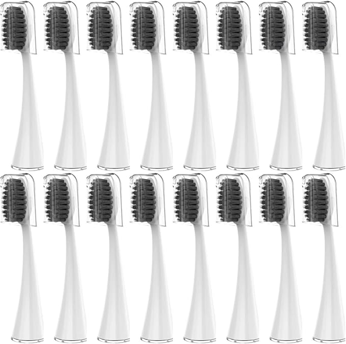 SG-540 Replacement Toothbrush HeadsCleaning Deep Tooth Gaps Suitable(16WHITE)