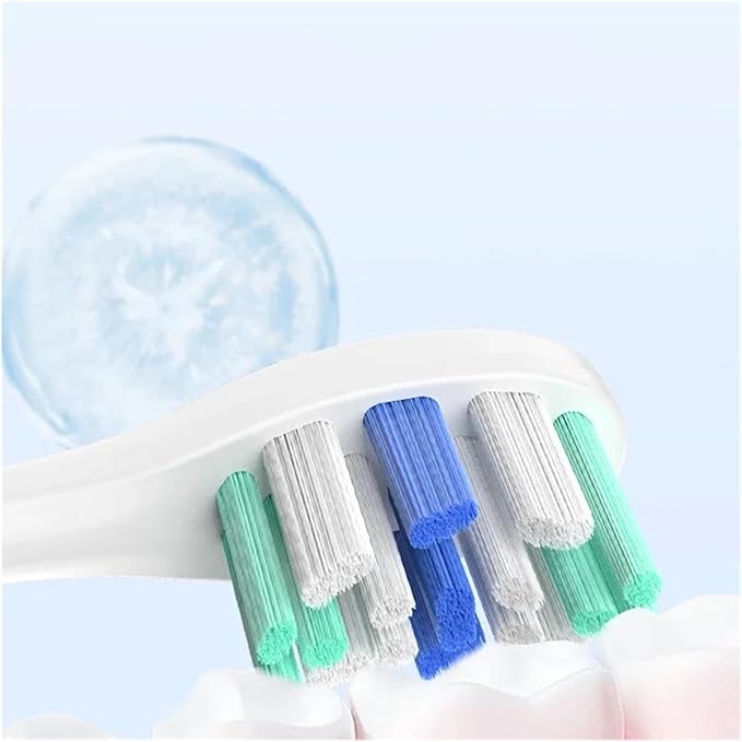 12pcs Toothbrushes HeadCompatible for Usmile Y1S/Y4/U1/U2/U3/P1/P4 Soft Dupont Sonic Electric Toothbrush Clean(6CircylarWhite)