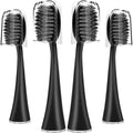 Compatible for Seago SG-540 Replacement Toothbrush HeadsCleaning Deep Tooth Gaps(4BLACK)