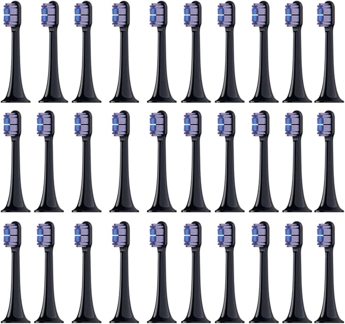 12/16/20PCSCompatible for XIAOMI MIJIA T700 Replacement Toothbrush Heads Soft Bristle Brush(T700 Purple-30pcs)