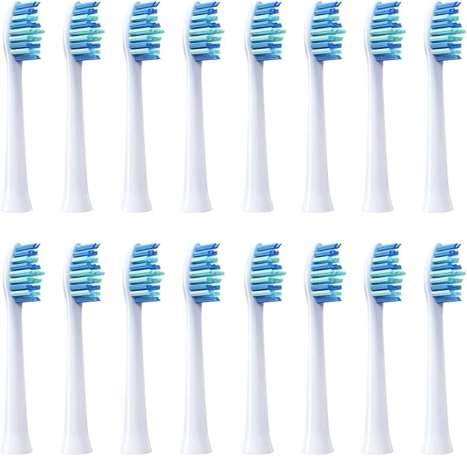 Replacement Toothbrush Heads Compatible for SOUNESS SN903/SN901/SN801 Electric Nozzle8-16(16WHITE Cleaning)