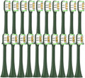 Wholesale Copper Free 20/50/100PCS Replacement Brush HeadCompatible for X3/U/X5 Caps Soft Clean Vacuum Nozzles(50VangoGreen)