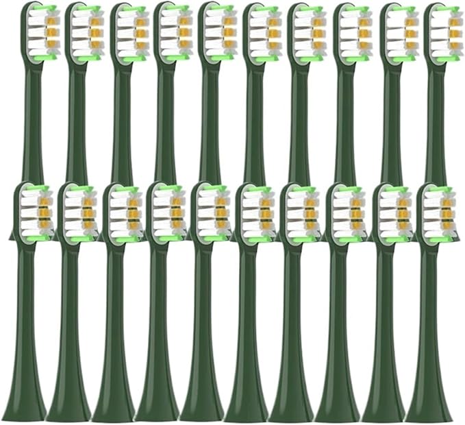 Wholesale Copper Free 20/50/100PCS Replacement Brush HeadCompatible for X3/U/X5 Caps Soft Clean Vacuum Nozzles(50VangoGreen)