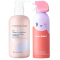 Evereden Kids Shower Essentials Set: 2-in-1 Kids Shampoo and Conditioner + Cloud Body Wash - Gentle Cloud-Like Toddler Body Wash &amp Shampoo-Conditioner - Clean &amp Vegan Skin Care