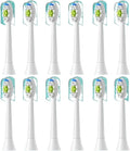 4/8pcs Replacement Toothbrush Heads Compatible for Philips Sonicare Soft Electric Brush Head 4100 6500 6100 7500 5(12pcs White)