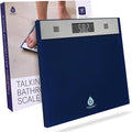 Pursonic Talking Bathroom Scale for Body Weight - 400lb Digital Weight Scale with 5mm Tempered Glass Clear LCD Display &amp Auto Shut Off - Accurate &amp Instant Scales for Body Weight