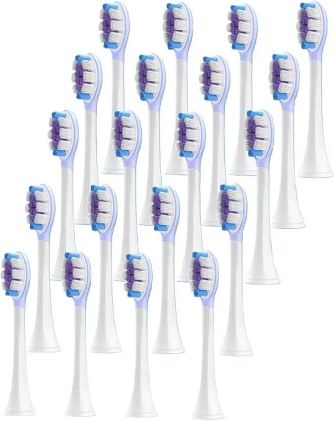 9Models Toothbrush HeadCompatible for Philips Sonicare HX3/HX6/HX9 Series Models(20pcs 904-G)