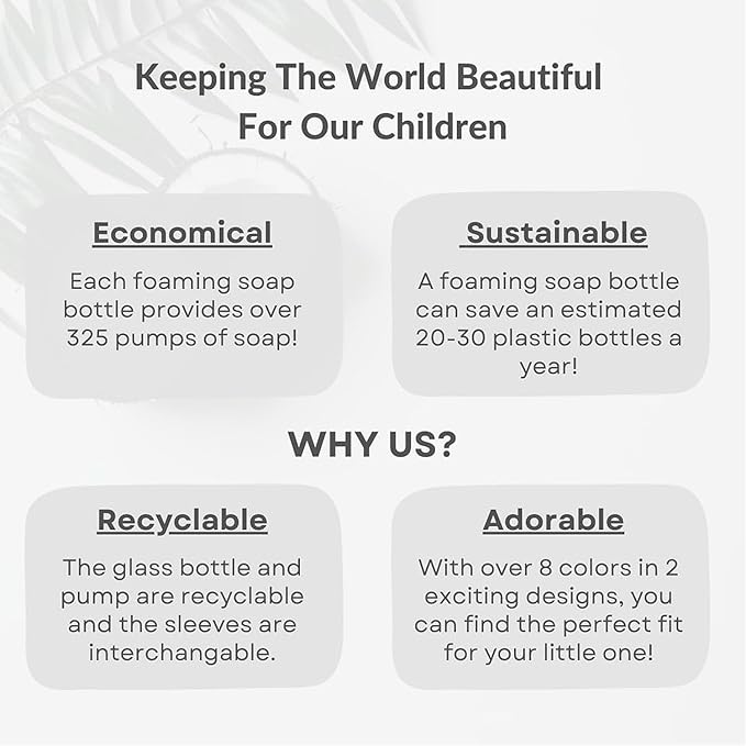 SoCal Suds &amp Company Organic Foaming Hand &amp Body Wash – Moisturizing Natural Baby Face &amp Sensitive Skin Wash Lavender 128oz + 8oz Sea Glass Foaming Glass Bottle w/Heart Silicone Sleeve