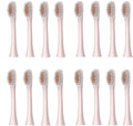 Replacement Toothbrush Heads ForCompatible for N101 N100 N105 Sonic Electric Soft Bristles Nozzles4/8/16Pcs(16pcs Pink)