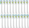 20pcs Replacement Toothbrush HeadsCompatible for with Electric Brush Head 1100 2100 4100 4300 5100 5300 6100 Independent Package(20pcs White)